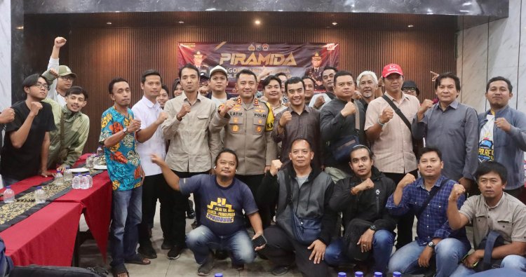 Perkuat Sinergitas Melalui Piramida Kapolres Probolinggo Ajak Awak Media Jaga Kamtibmas