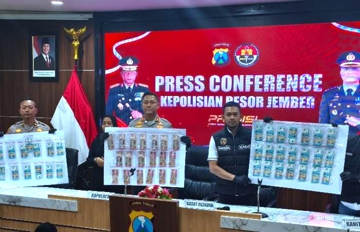 Polres Jember Berhasil Gagalkan Peredaran Upal Dua Tersangka Diamankan