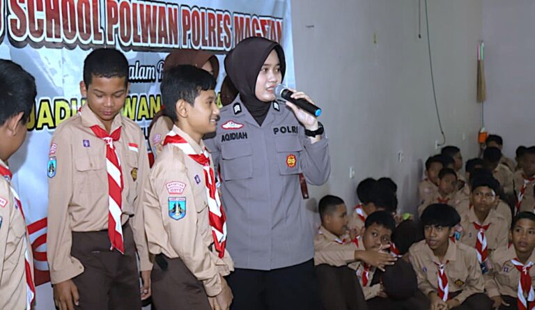 Polres Magetan Warnai Hari Jadi Polwan ke-77 Blusukan ke Sekolah Edukasi Anti Bullying