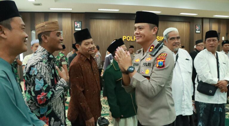 Polres Gresik Bersama Forkopimda Gelar Doa Bersama Sambut HUT ke-80 RI