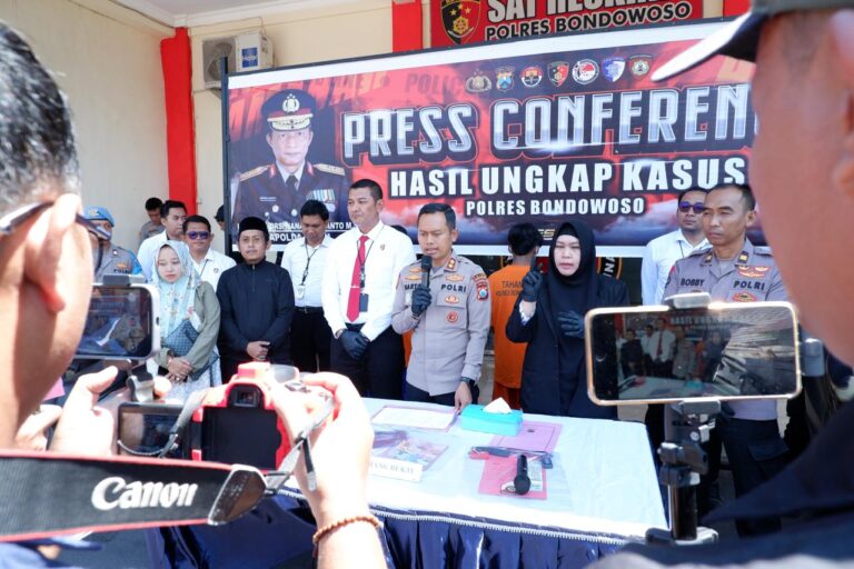 Polres Bondowoso berhasil Ungkap Tiga Kasus Kriminal Menonjol, Dua di Antaranya Libatkan Remaja Dibawah Umur