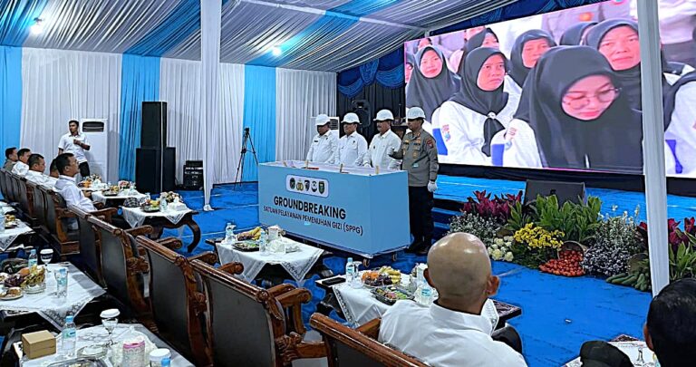 Polri Resmikan Groundbreaking SPPG di Madiun, Dukung Program Makan Bergizi untuk Ribuan Siswa