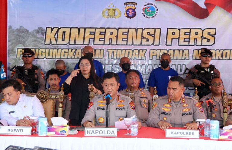 Polisi Gagalkan Penyelundupan 46,7 Kg Sabu di Kalteng, 885 Ribu Jiwa Terselamatkan