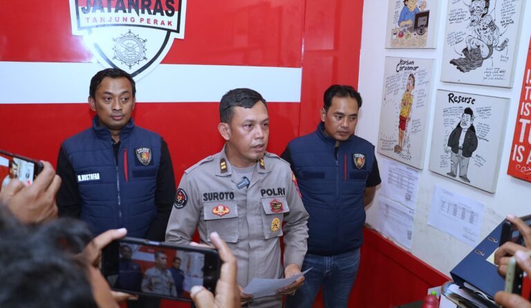 Polres Pelabuhan Tanjungperak Tetapkan 4 Remaja, Tersangka Tawuran di Jalan Kalilom Lor Surabaya
