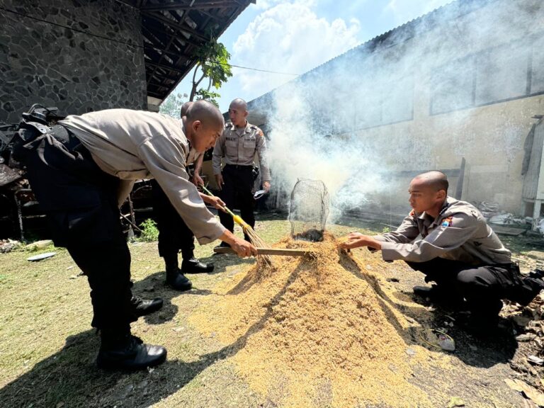 Wujudkan Kampus Hijau, Ratusan Calon Bintara Polri Dalami Ilmu Pertanian di SPN Polda Jatim