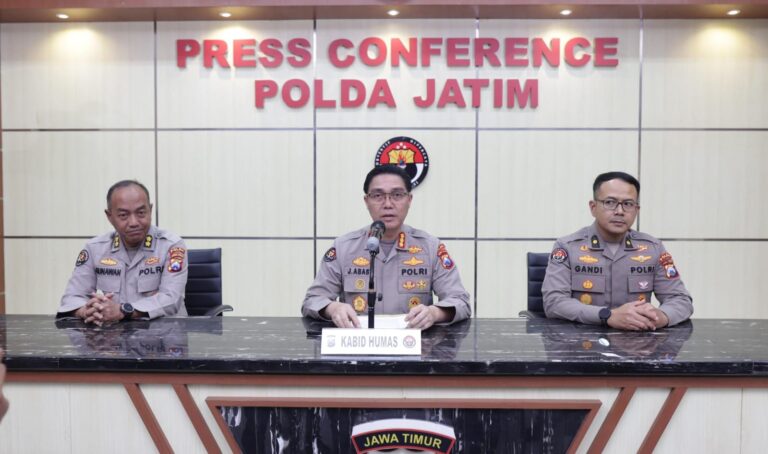 Polda Jatim Tindak Tegas Aksi Anarkis Kerugian Capai Rp124 Miliar, 580 Orang Diamankan