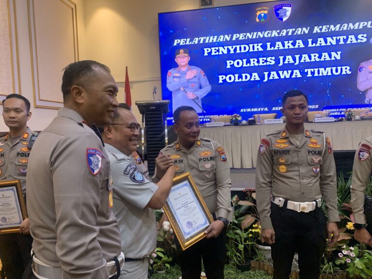 Polres Pelabuhan Tanjungperak Berhasil Tekan Angka Lakalantas Hingga 44,6 persen