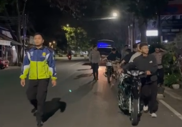 Polsek Kedungkandang Amankan 14 Motor Diduga Digunakan Balap Liar
