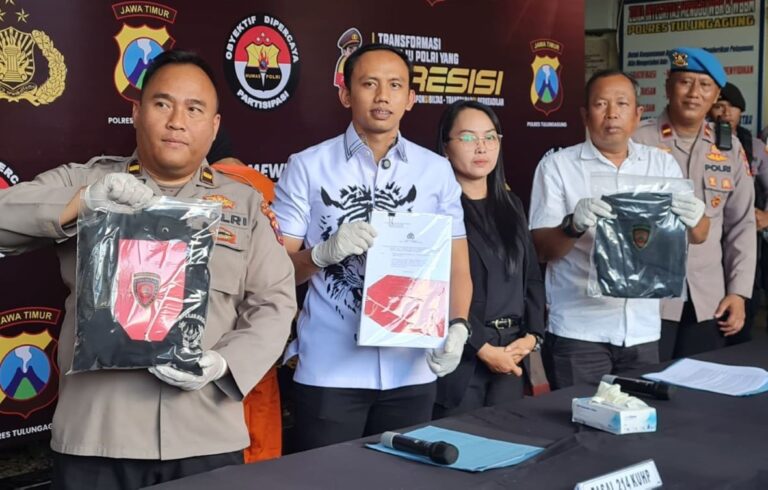 Polisi Amankan Oknum Pesilat di Tulungagung yang Aniaya Wakapolsek Pakel