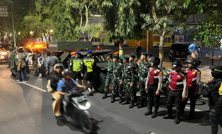 Polres Madiun Kota Patroli Gabungan Skala Besar Wujud Sinergi Harkamtibmas