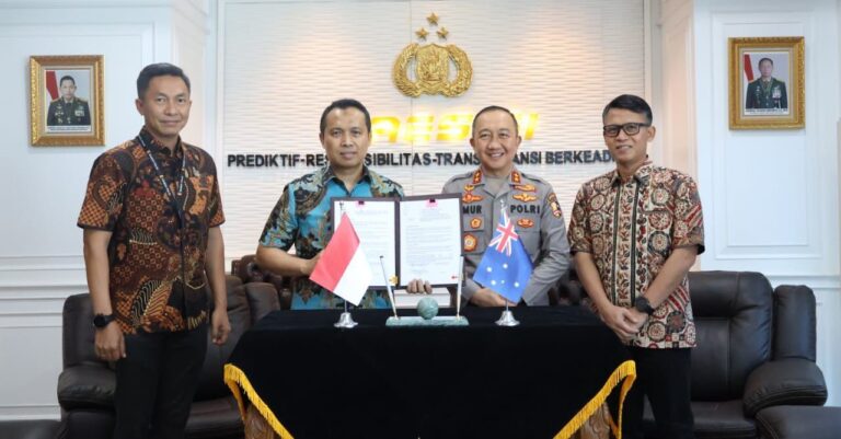 Polri dan AFP Resmikan Rencana Kerja Bersama untuk Perkuat Penanggulangan Penyelundupan Manusia