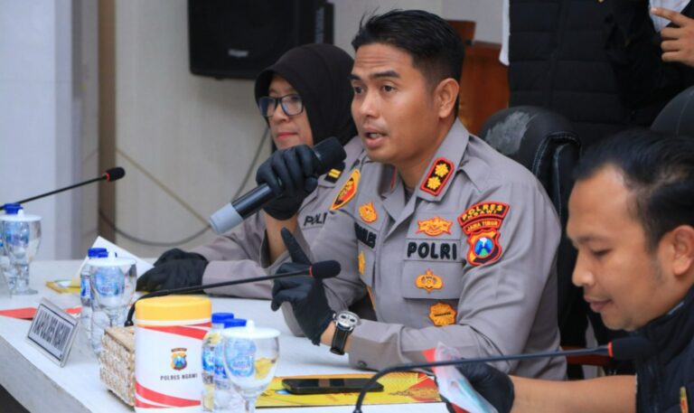 Kurang dari 24 Jam, Polres Ngawi Berhasil Ungkap Kasus Curanmor 17 TKP Lintas Provinsi