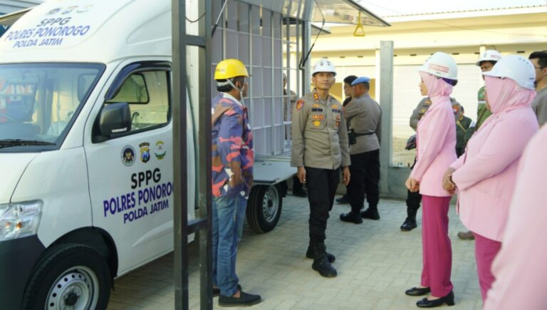 Polres Ponorogo Rampungkan Tiga Dapur SPPG untuk Dukung Program Makan Bergizi Gratis