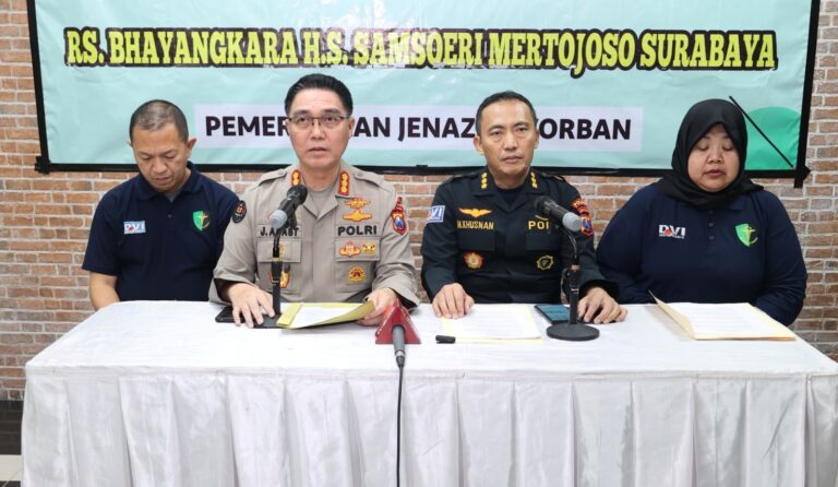 Polda Jatim Tegaskan Proses Hukum Kasus Robohnya Ponpes Setelah Proses Identifikasi Jenazah Selesai