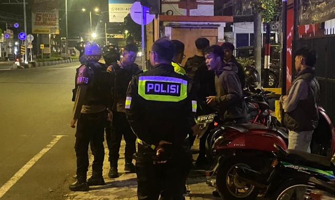Polresta Malang Kota Tanggapi Cepat Aduan Warga, Bubarkan Balap Liar di Kawasan Tertib Lalu Lintas