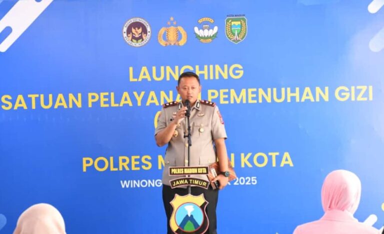 Polres Madiun Kota Launching SPPG Winongo Bukti Nyata Kepedulian Sosial