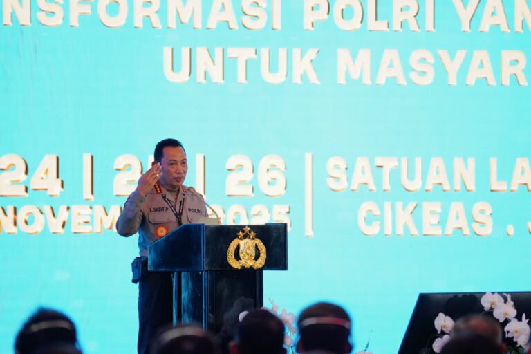 Gelar Apel Kasatwil, Kapolri: Semangat Polri Tingkatkan Pelayanan untuk Masyarakat