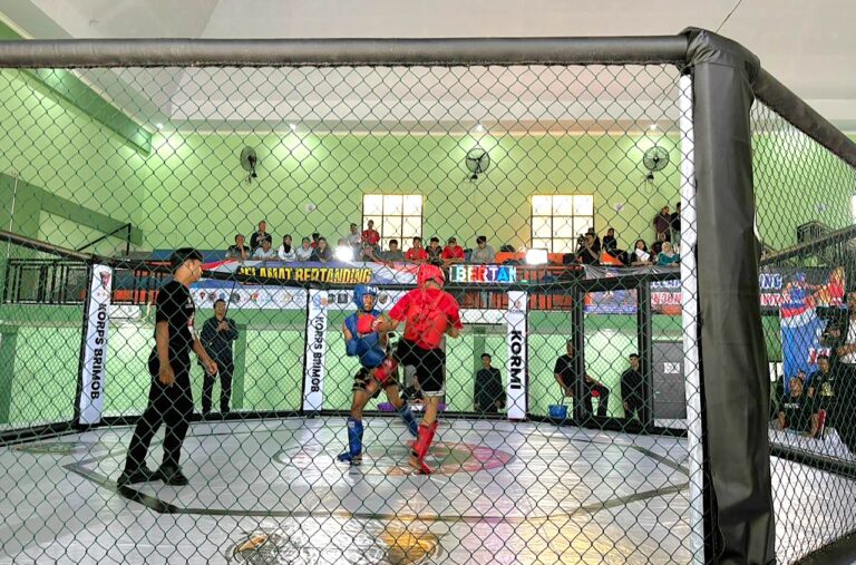 Sambut HUT ke-80 Brimob Polda Jatim Gelar Kejurda Tarung Bebas Indonesia 2025