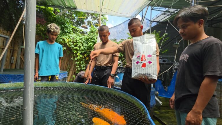 Pembelajaran Kolaboratif: Siswa Diktukba SPN Polda Jatim Tawarkan Solusi Digital untuk UMKM Koi Blitar