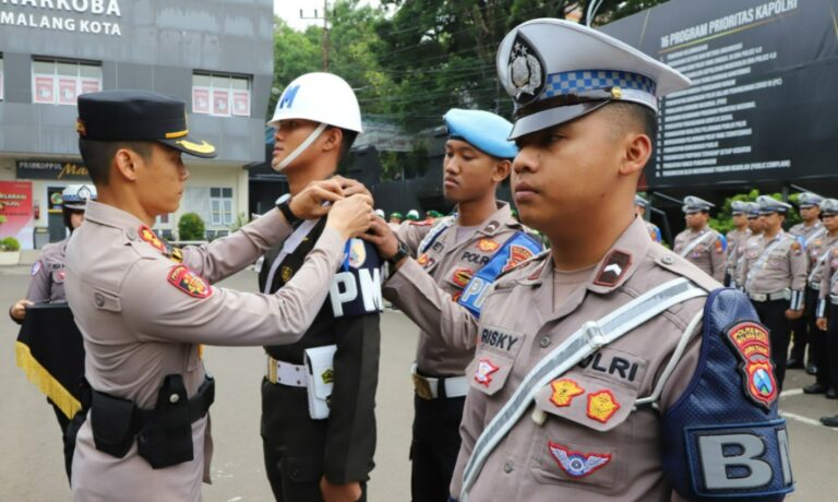 Gelar Pasukan Ops Zebra Semeru 2025, Polresta Malang Kota Siap Tingkatkan Keamanan, Kenyamanan dan Keselamatan Berlalu Lintas