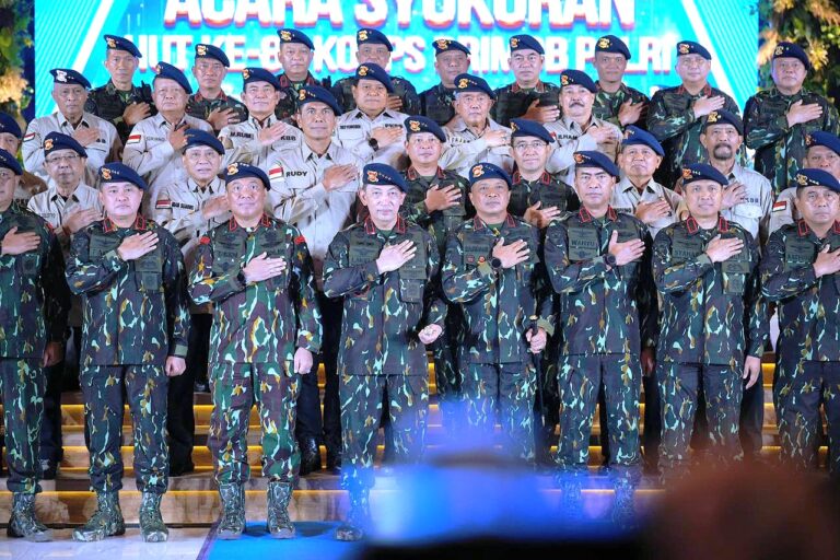 Hadiri Syukuran HUT ke-80 Brimob, Kapolri Apresiasi Peran Brimob dukung Program Pemerintah