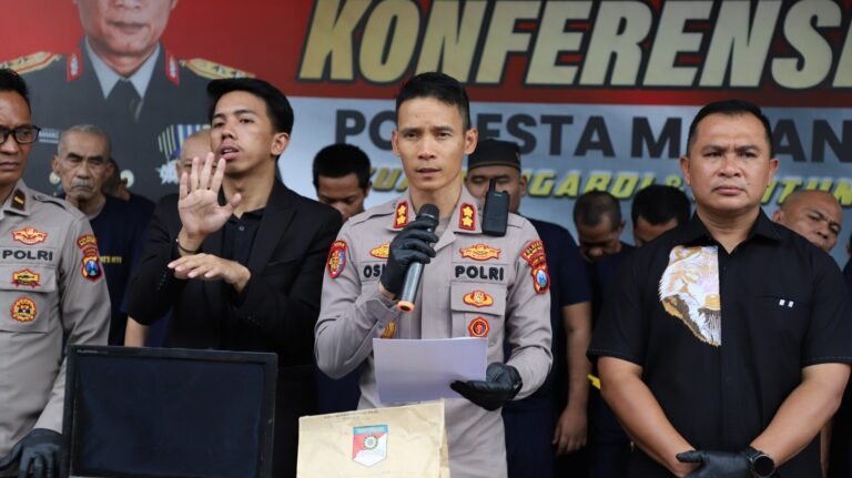 Polresta Malang Kota Ungkap 44 Kasus, Amankan 51 Pelaku Kriminal Selama Operasi Sikat Semeru 2025