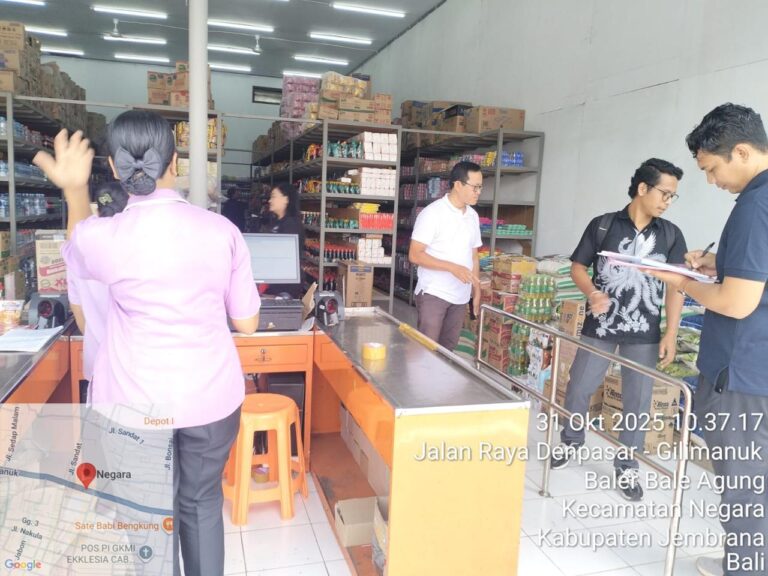 Jelang Nataru Polres Jembrana Bersama Dinas Perdagangan Kawal Stabilitas Harga Beras