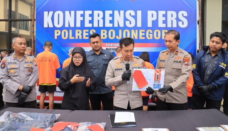 Polres Bojonegoro Amankan 8 Pelaku Kejahatan dalam Operasi Sikat Semeru 2025