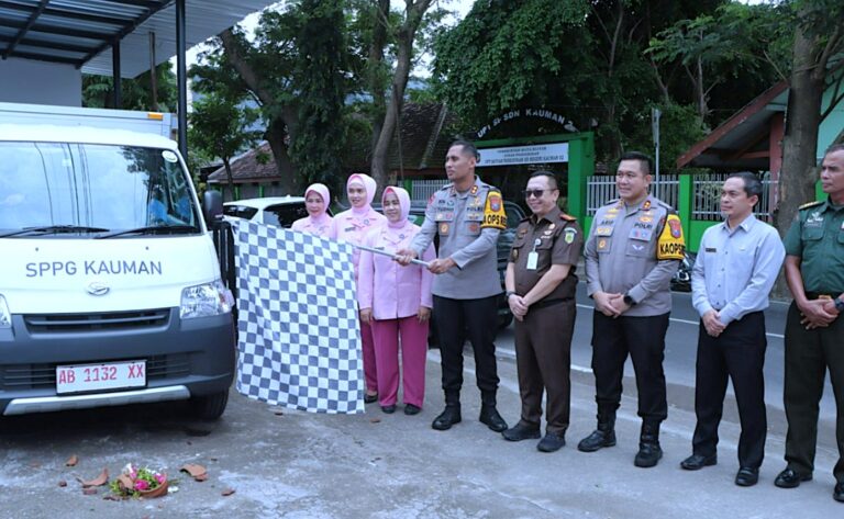 Kapolres Blitar Kota Launching SPPG di Kelurahan Kauman