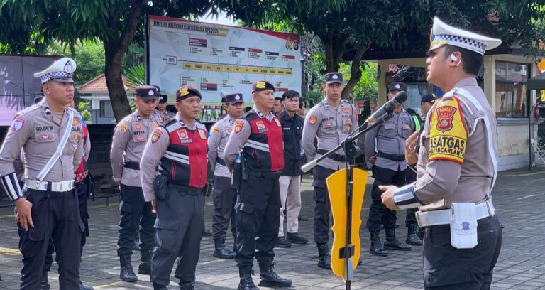 Operasi Zebra Agung 2025 Polres Jembrana Berhasil Tekan Fatalitas Laka Lantas 66 Persen