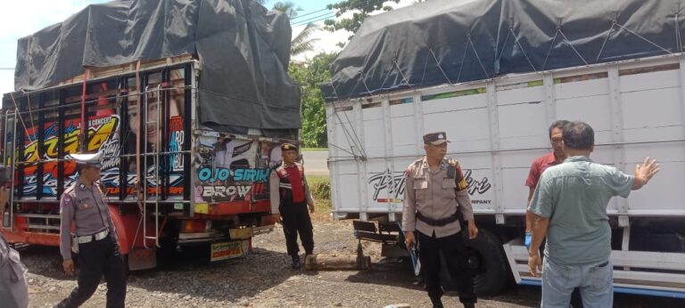Gerak Cepat, Polres Jembrana Tangani Kernet Truk Meninggal di Pekutatan