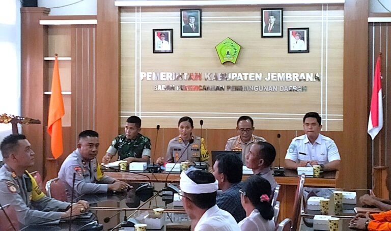 Sinergitas Lintas Instansi Diperkuat, Jembrana Matangkan Kesiapsiagaan Hadapi Bencana Hidrometeorologi