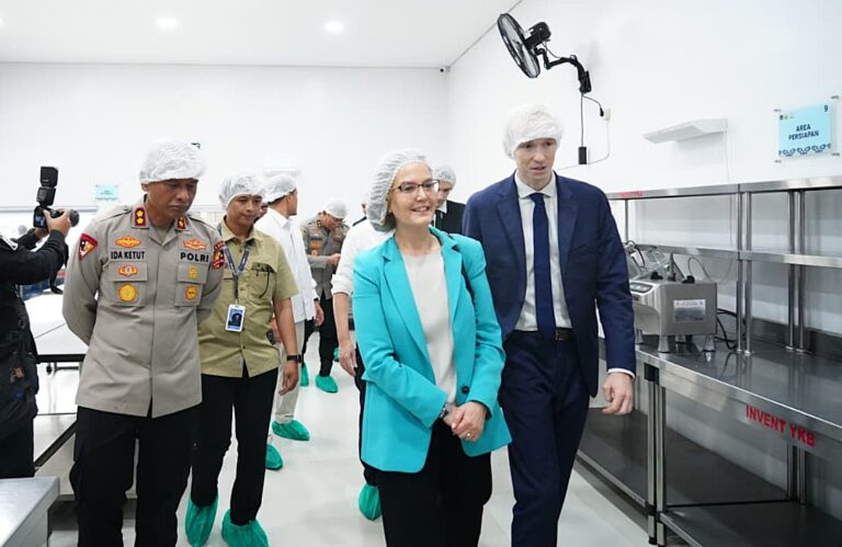 Dapur MBG Polri Kembali Jadi Sorotan Internasional, Mendapat Dukungan Director General for Global Affairs Kementerian Eropa dan Luar Negeri Prancis