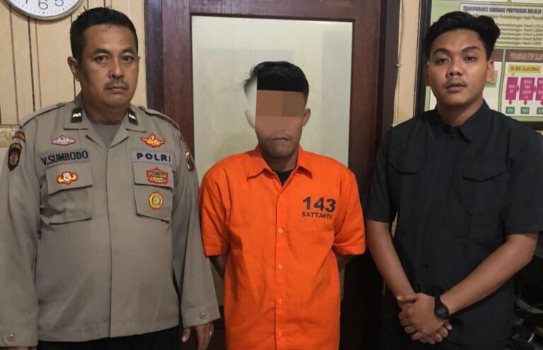 Polsek Semampir Amankan Tersangka Copet di Komplek Wisata Religi Sunan Ampel