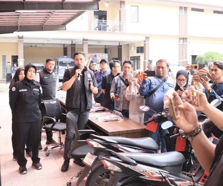 Gratis, Polres Kediri Kota Temukan dan Kembalikan Motor Hilang ke Pemiliknya