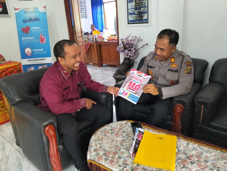 Polres Jembrana Perkuat Pencegahan Kenakalan Remaja Melalui Sosialisasi Kamtibmas di SMPN 6 Negara