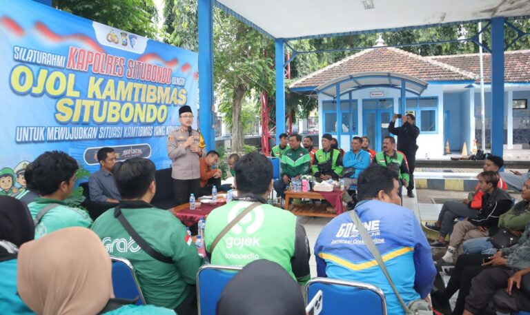 Polres Situbondo Gandeng Ojol Perkuat Pengawasan di Lokasi Rawan Kriminalitas