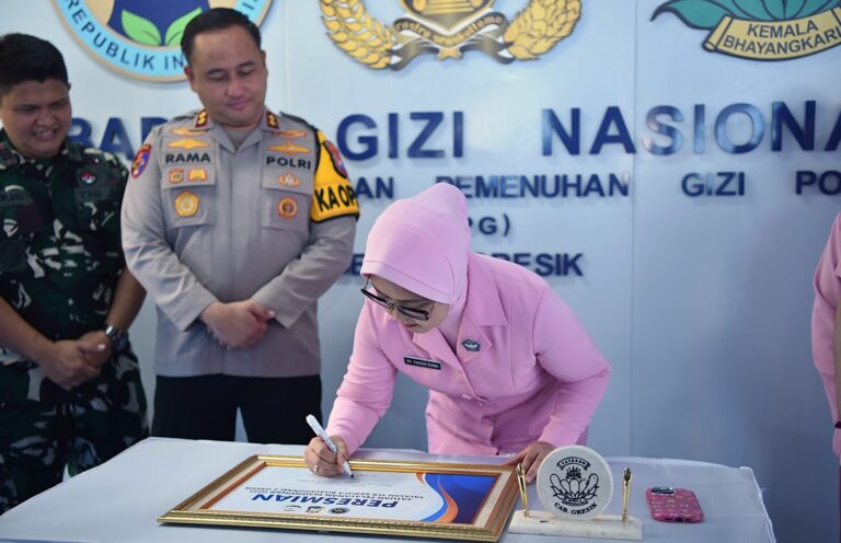 SPPG Polres Gresik di Bedilan Diresmikan Dukung Penguatan Gizi Nasional