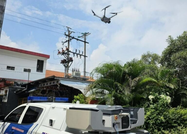 Penguatan Gakkum Lalin Berbasis Teknologi, Korlantas Polri Terbangkan ETLE Drone Patrol Presisi di Semarang