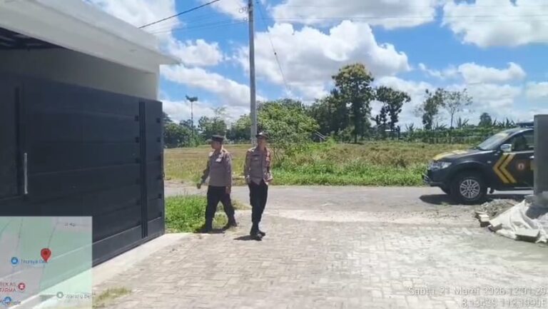 Polres Blitar Intensifkan Patroli Pemukiman Rumah Kosong Selama Ops Ketupat 2026
