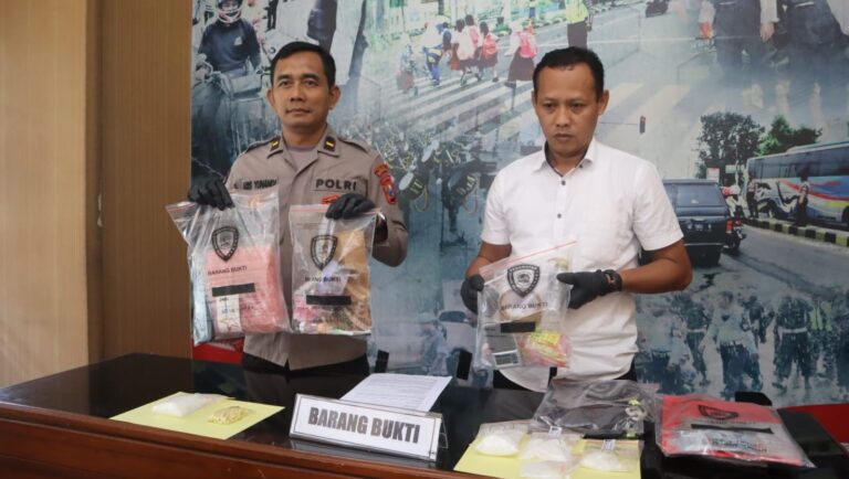 Polres Madiun Kota Ungkap Dua Kasus Narkoba, Ratusan Gram Narkotika Disita