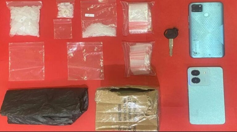 Polres Mojokerto Amankan Dua Tersangka Pengedar Sabu Senilai 126 juta Disita