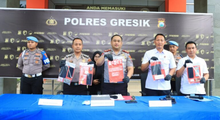 Polres Gresik Bongkar Jaringan Narkoba Lintas Pulau, 6 Tersangka Diamankan