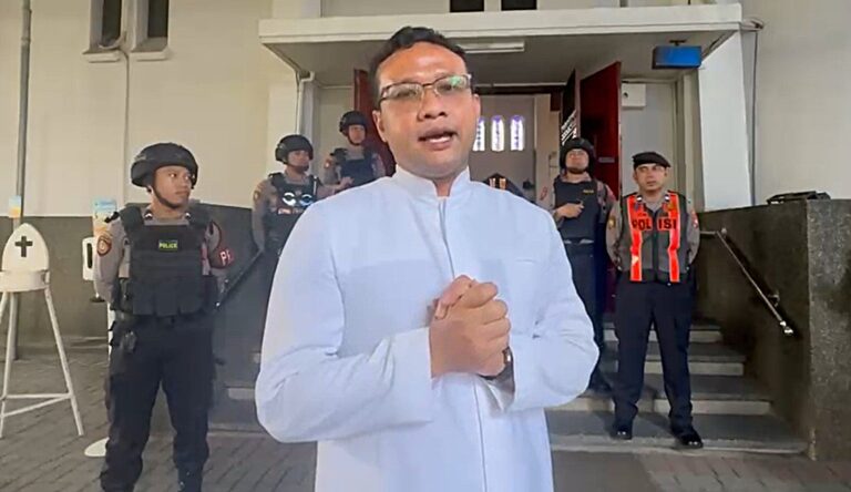 Sterilisasi Gereja Jelang Jumat Agung Libatkan K-9, Pastor Vikar Paroki Katedral Ijen Apresiasi Polresta Malang Kota