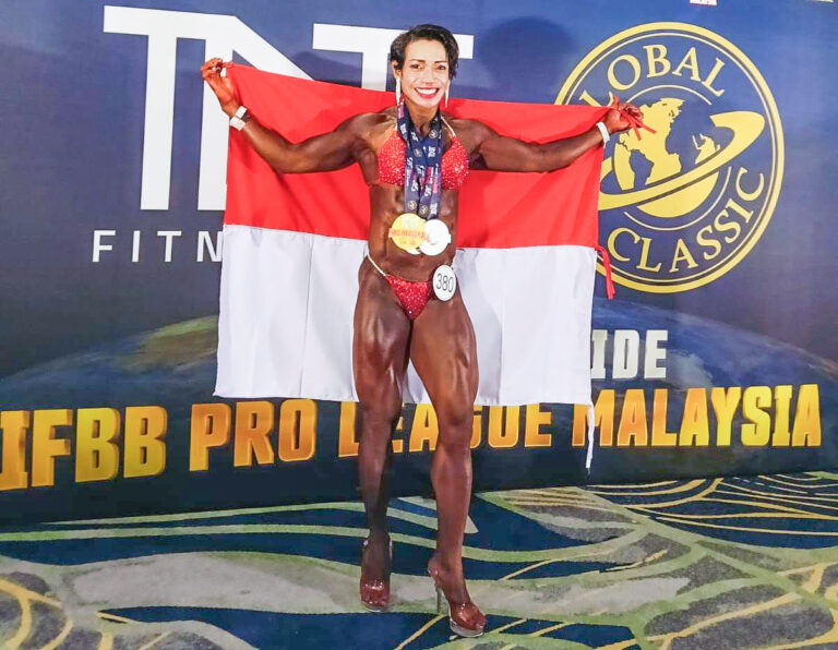 Polwan Tak Hanya Jaga Kamtibmas, Kapolsek Baguala Raih 3 Medali Binaraga Internasional
