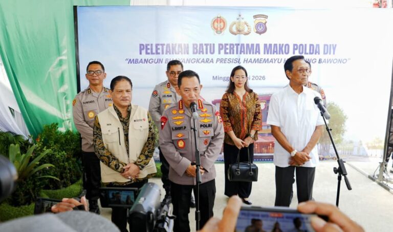 Peletakan Batu Pertama Pembangunan Mapolda DIY, Kapolri Ungkap Kedepankan 4 Konsep Smart City