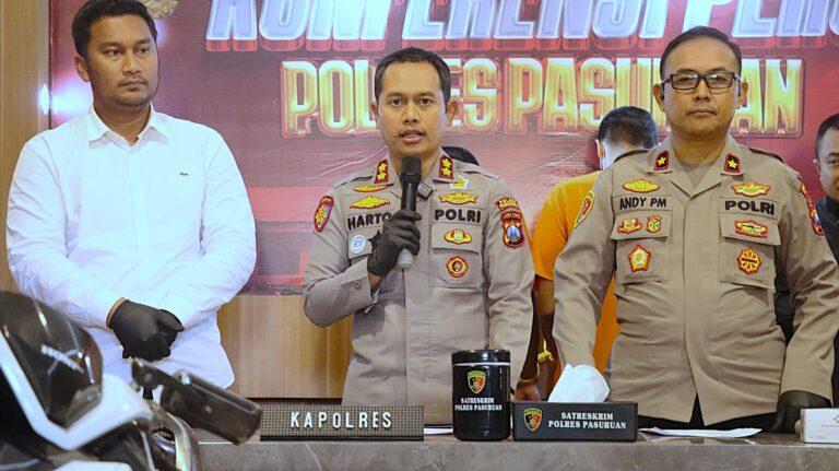 Polres Pasuruan Ungkap 3 Kasus Kejahatan Jalanan, Tersangka Begal Diamankan