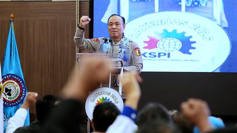 Hadiri Rakernas KSPI 2026, Wakapolri Tegaskan Sinergi Polri dan Buruh untuk Lindungi Hak Pekerja