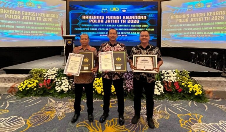 IKPA Sempurna, Polres Bojonegoro Raih 3 Penghargaan dari Kapolri dan Dirjen Perbendaharaan Jatim