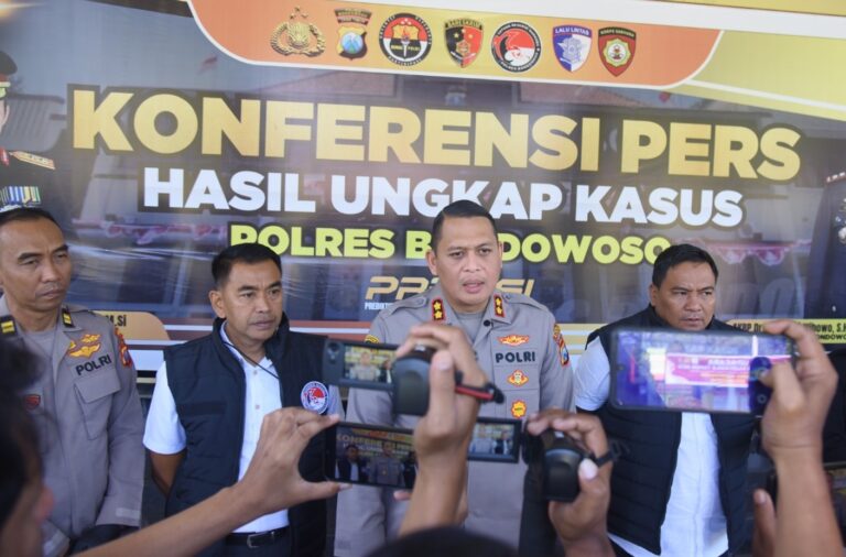 Tindakan Tegas Terukur, Polres Bondowoso Amankan Tersangka Perampokan Berclurit